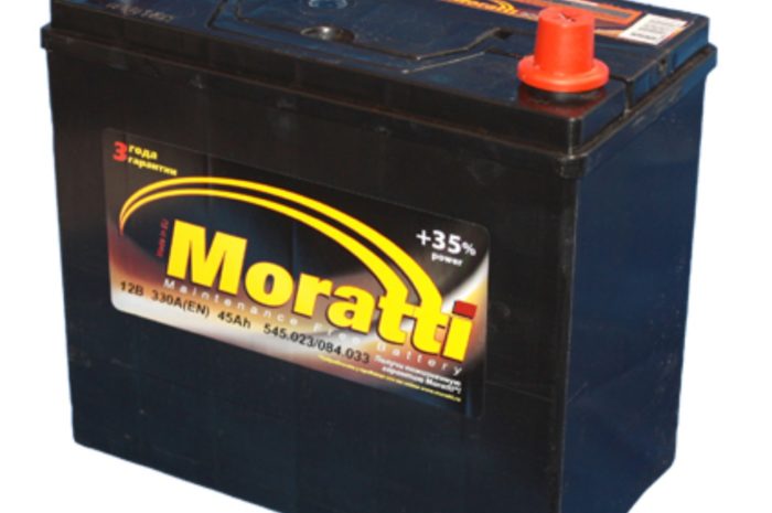 Аккумуляторная батарея MORATTI N55B24LS MF